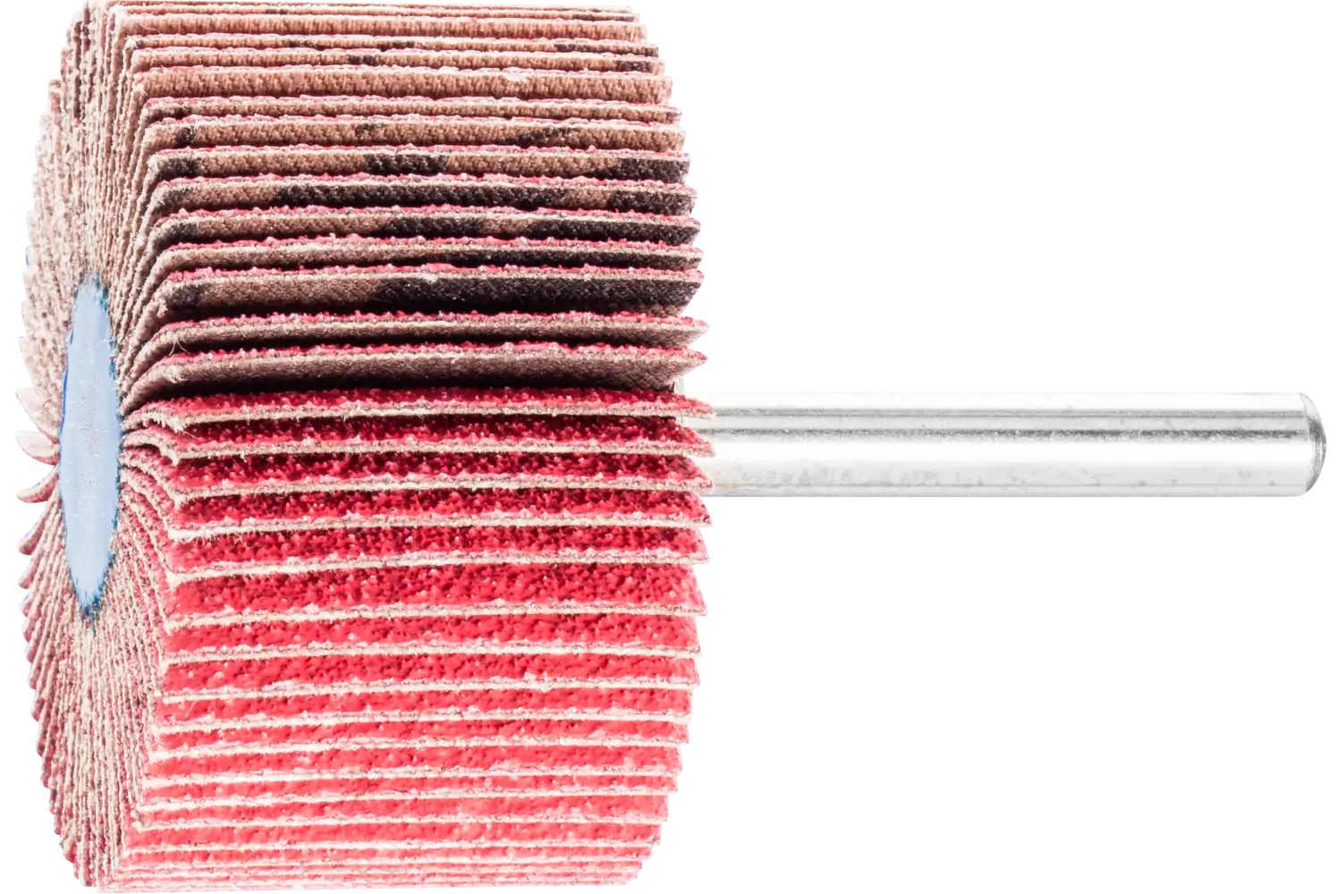 Picture of Pferd Mounted Flap Wheel, 2" X 1, 80 Grit, 1/4" Shank, Ceramic Oxide Co-Cool